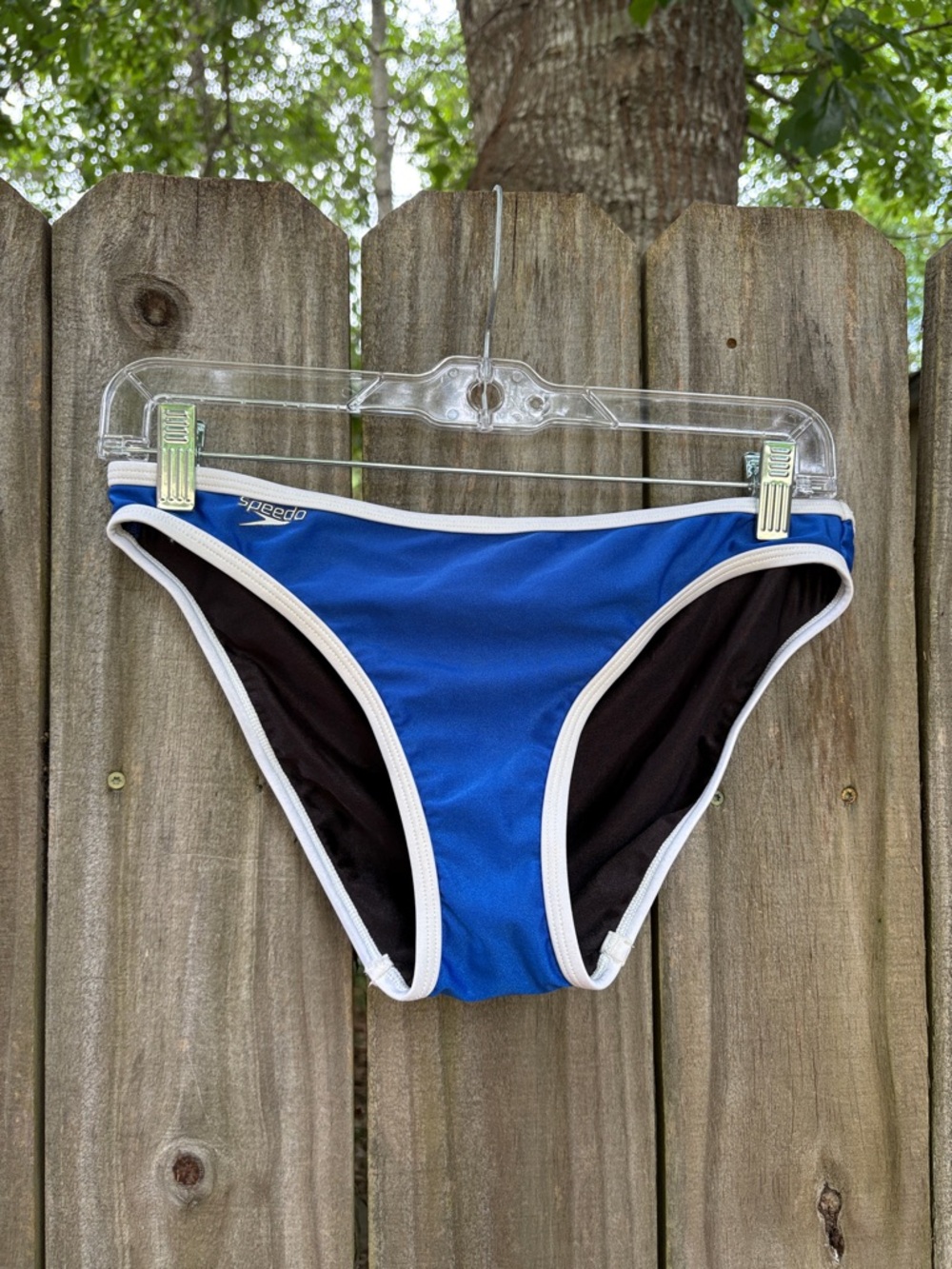 Speedo Blue Bikini Bottoms Size M